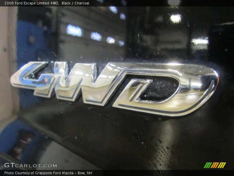 Black / Charcoal 2008 Ford Escape Limited 4WD