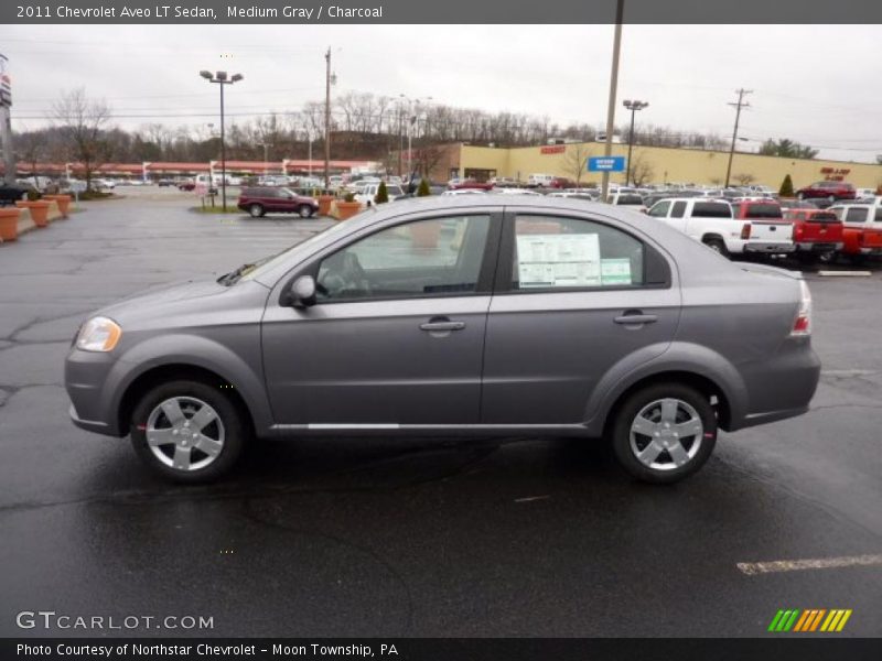 Medium Gray / Charcoal 2011 Chevrolet Aveo LT Sedan