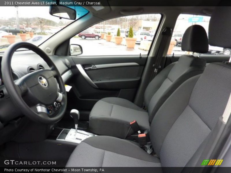  2011 Aveo LT Sedan Charcoal Interior