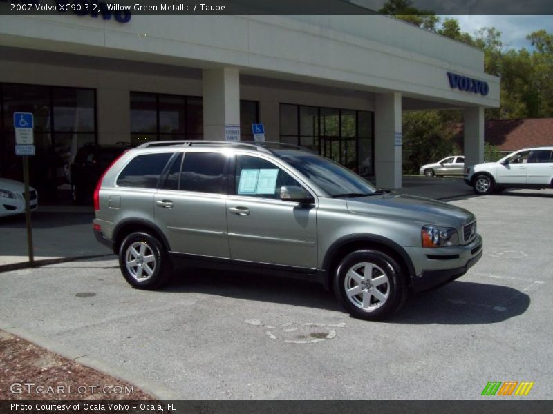 Willow Green Metallic / Taupe 2007 Volvo XC90 3.2
