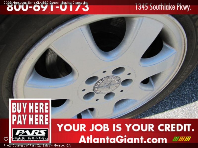 Black / Charcoal 2002 Mercedes-Benz CLK 320 Coupe
