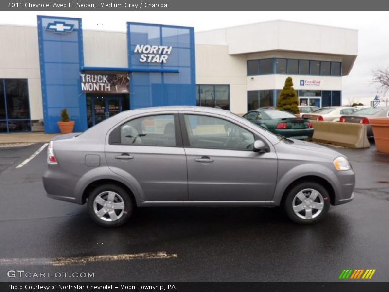 Medium Gray / Charcoal 2011 Chevrolet Aveo LT Sedan
