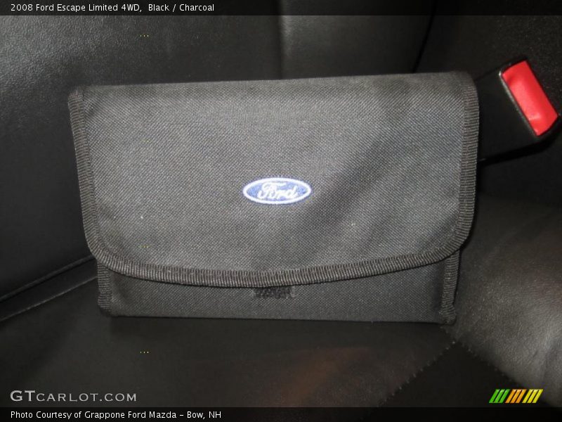 Black / Charcoal 2008 Ford Escape Limited 4WD