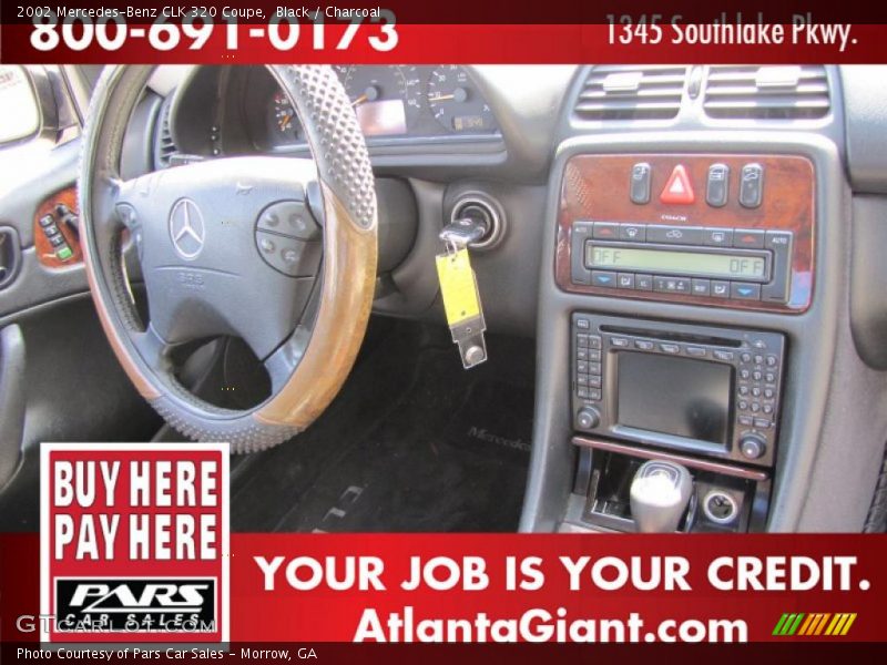 Black / Charcoal 2002 Mercedes-Benz CLK 320 Coupe