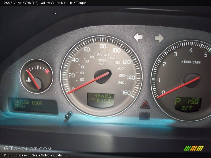 Willow Green Metallic / Taupe 2007 Volvo XC90 3.2