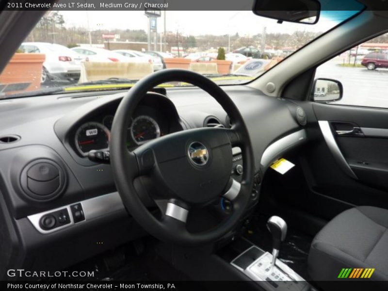 Medium Gray / Charcoal 2011 Chevrolet Aveo LT Sedan
