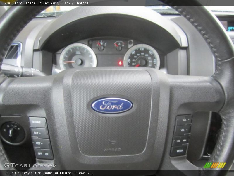 Black / Charcoal 2008 Ford Escape Limited 4WD