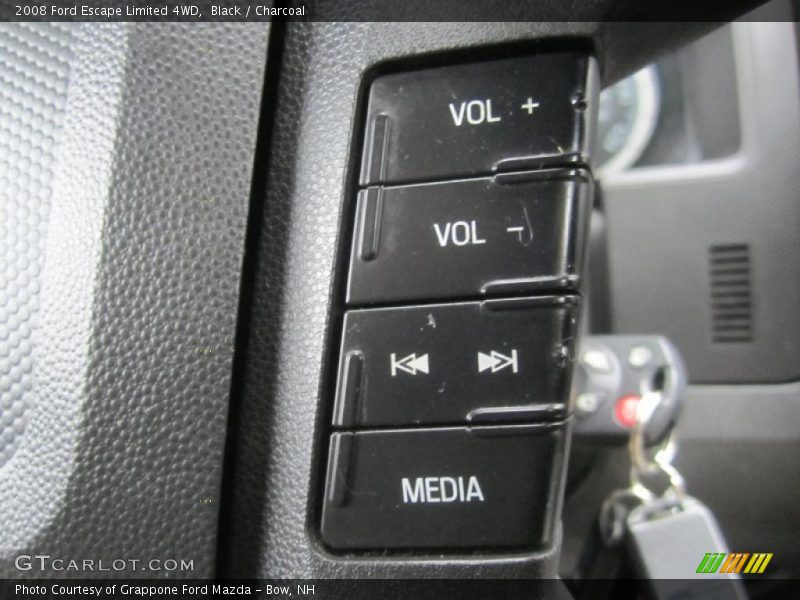 Black / Charcoal 2008 Ford Escape Limited 4WD