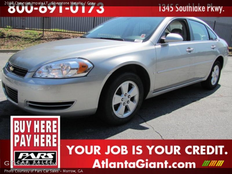Silverstone Metallic / Gray 2007 Chevrolet Impala LT