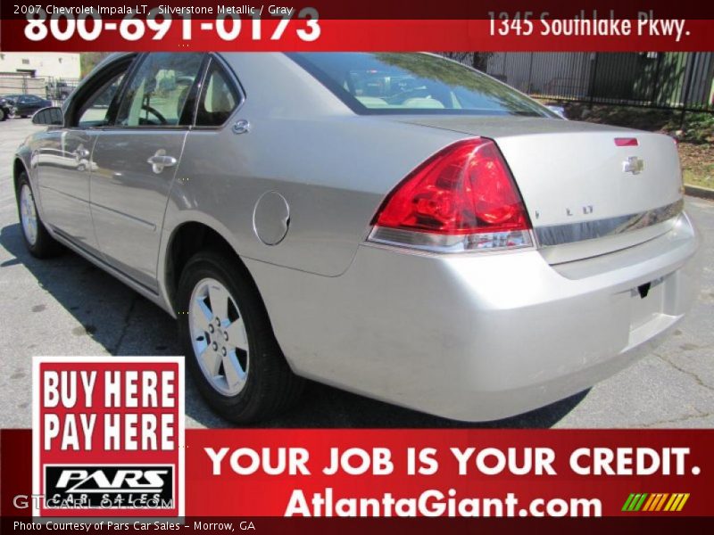 Silverstone Metallic / Gray 2007 Chevrolet Impala LT