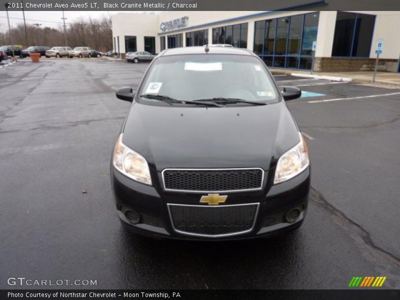 Black Granite Metallic / Charcoal 2011 Chevrolet Aveo Aveo5 LT