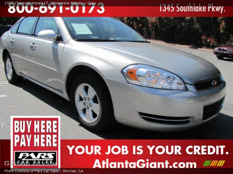 Silverstone Metallic / Gray 2007 Chevrolet Impala LT