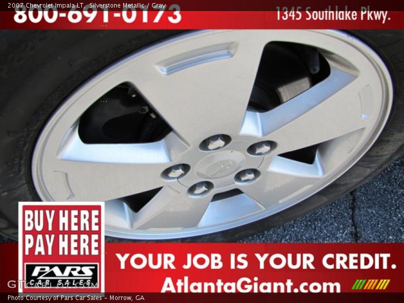 Silverstone Metallic / Gray 2007 Chevrolet Impala LT