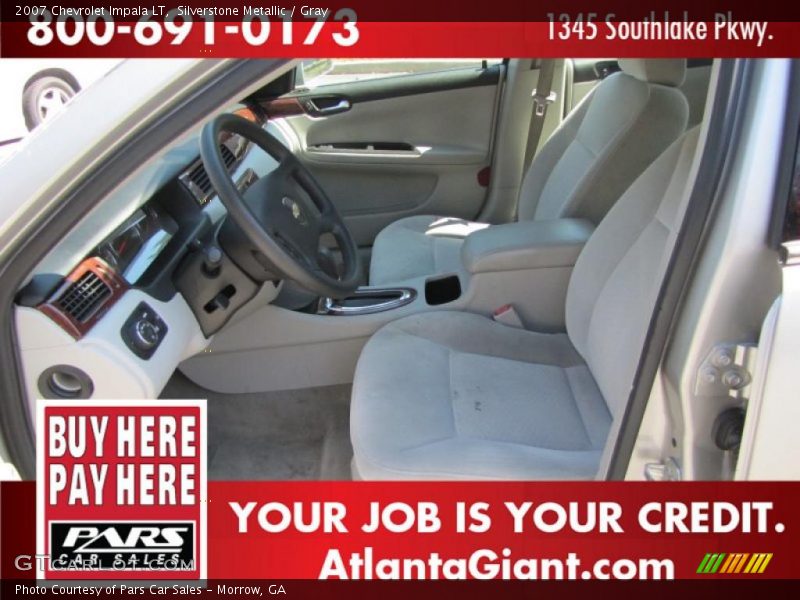 Silverstone Metallic / Gray 2007 Chevrolet Impala LT