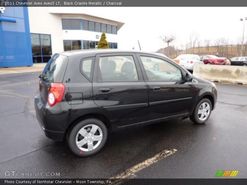 Black Granite Metallic / Charcoal 2011 Chevrolet Aveo Aveo5 LT