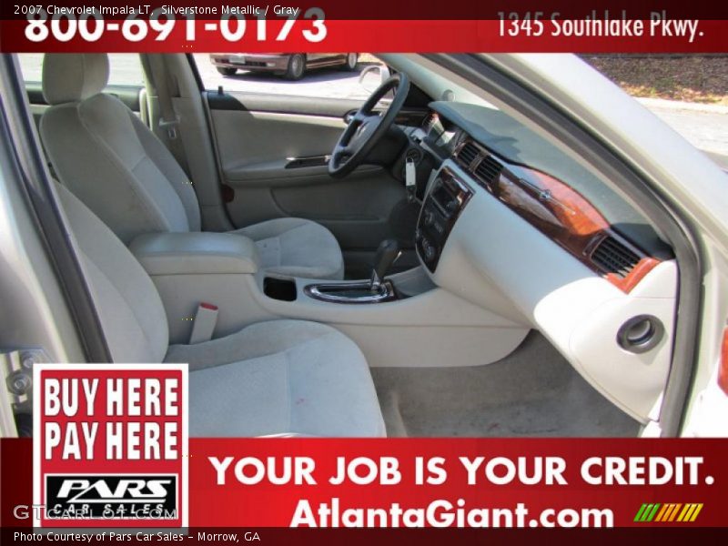 Silverstone Metallic / Gray 2007 Chevrolet Impala LT