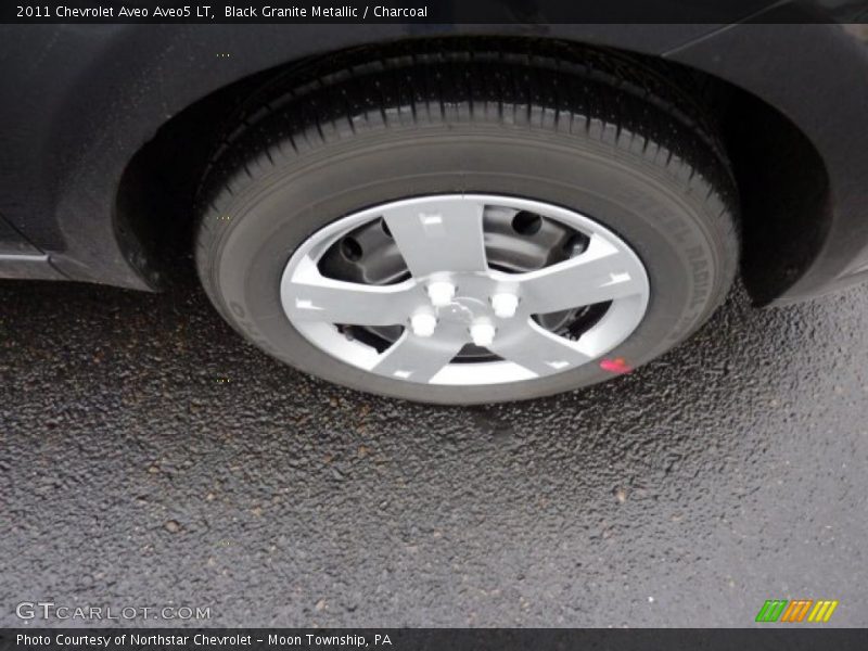 Black Granite Metallic / Charcoal 2011 Chevrolet Aveo Aveo5 LT