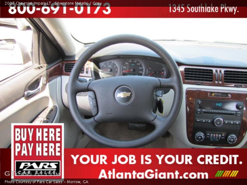 Silverstone Metallic / Gray 2007 Chevrolet Impala LT