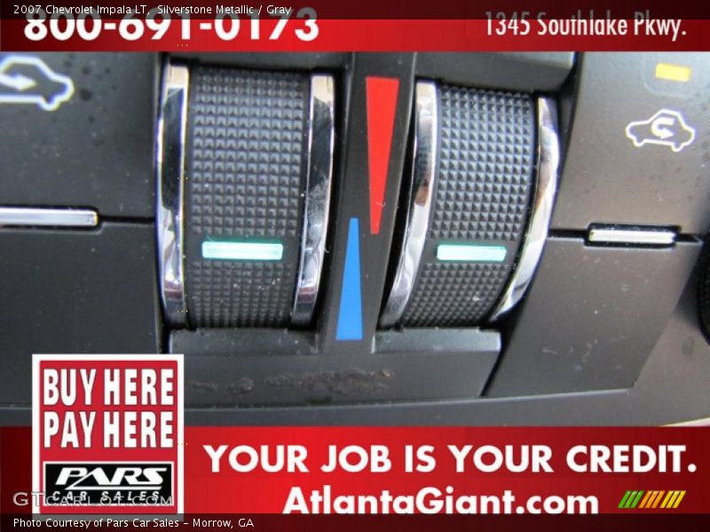 Silverstone Metallic / Gray 2007 Chevrolet Impala LT