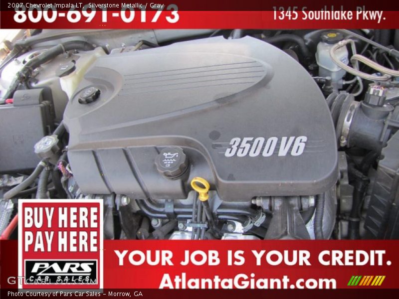 Silverstone Metallic / Gray 2007 Chevrolet Impala LT