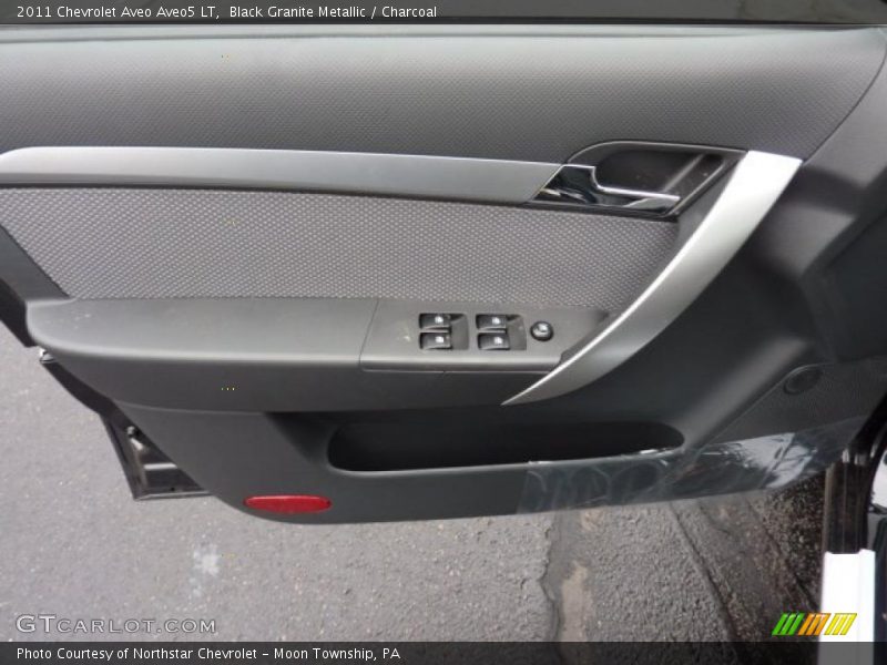 Black Granite Metallic / Charcoal 2011 Chevrolet Aveo Aveo5 LT
