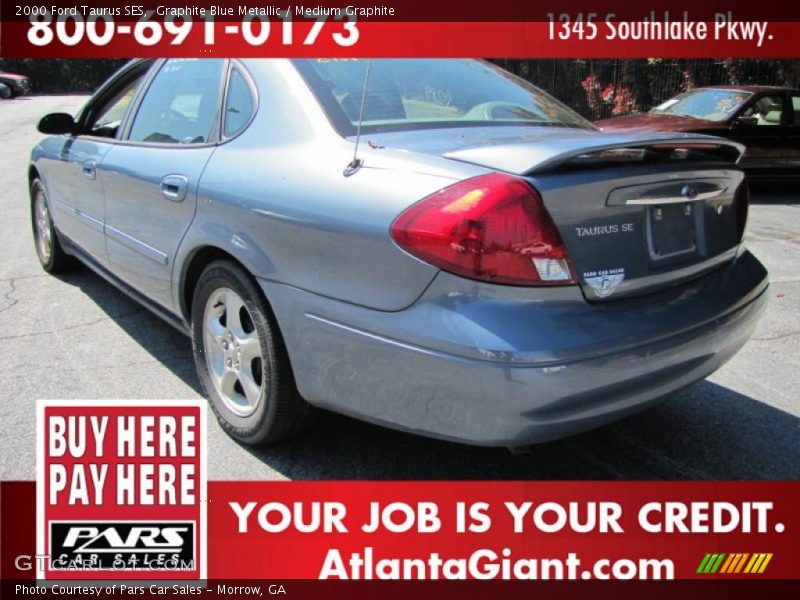 Graphite Blue Metallic / Medium Graphite 2000 Ford Taurus SES