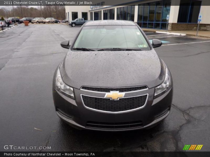 Taupe Gray Metallic / Jet Black 2011 Chevrolet Cruze LT