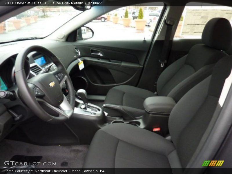 Taupe Gray Metallic / Jet Black 2011 Chevrolet Cruze LT