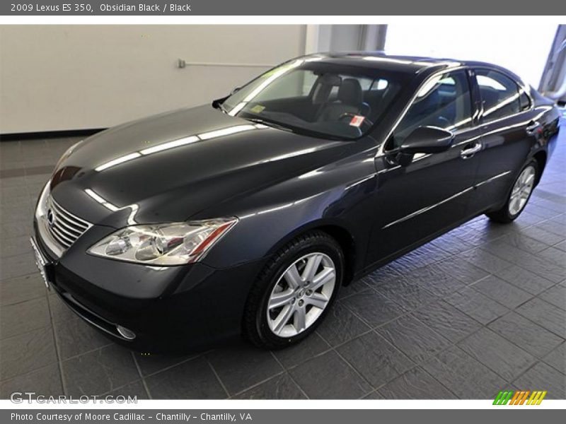 Obsidian Black / Black 2009 Lexus ES 350