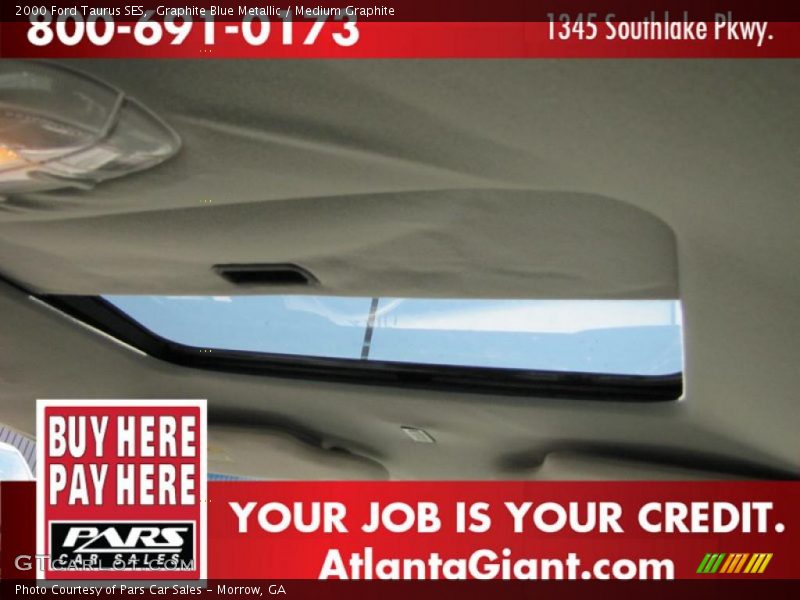 Graphite Blue Metallic / Medium Graphite 2000 Ford Taurus SES