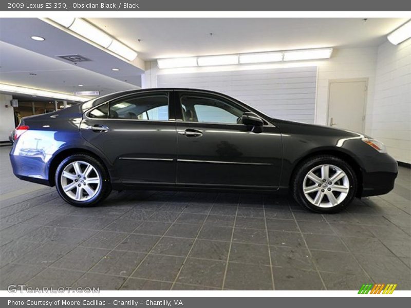 Obsidian Black / Black 2009 Lexus ES 350