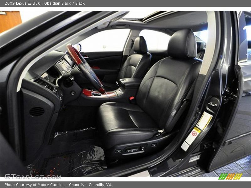 Obsidian Black / Black 2009 Lexus ES 350