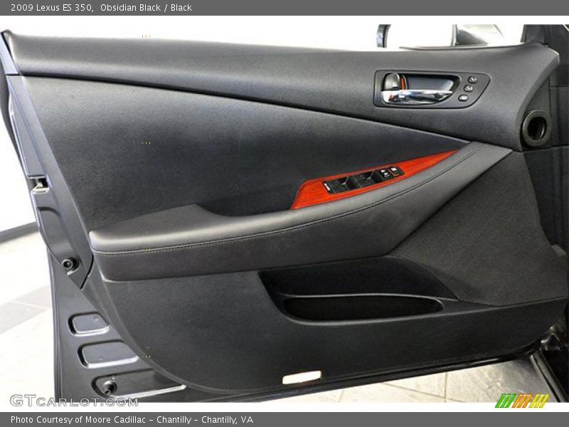 Obsidian Black / Black 2009 Lexus ES 350
