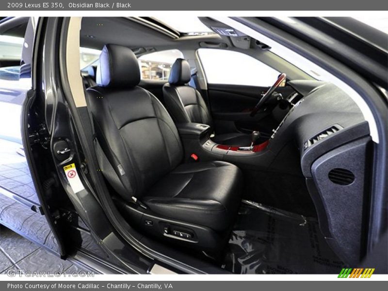 Obsidian Black / Black 2009 Lexus ES 350