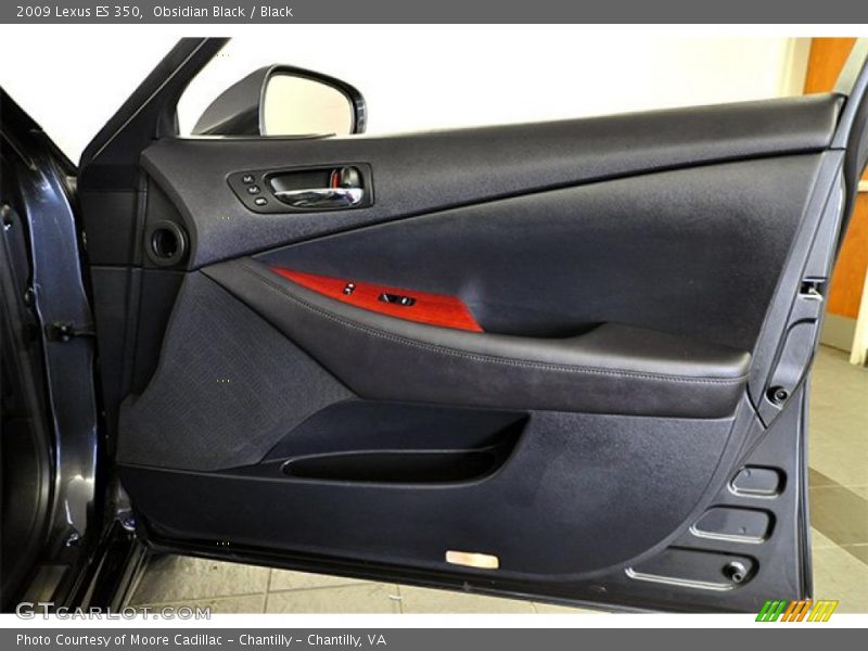 Obsidian Black / Black 2009 Lexus ES 350