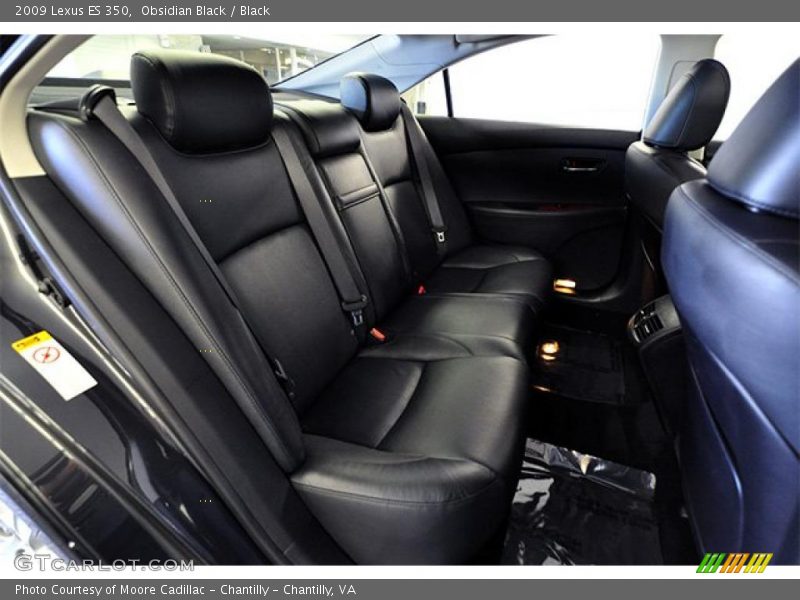 Obsidian Black / Black 2009 Lexus ES 350