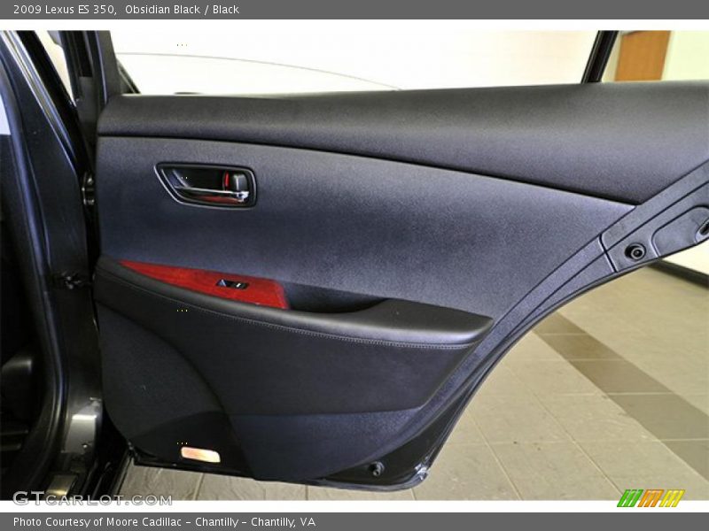 Obsidian Black / Black 2009 Lexus ES 350