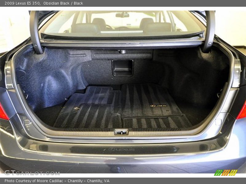 Obsidian Black / Black 2009 Lexus ES 350