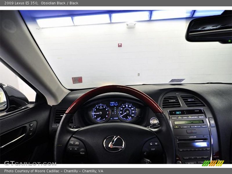 Obsidian Black / Black 2009 Lexus ES 350