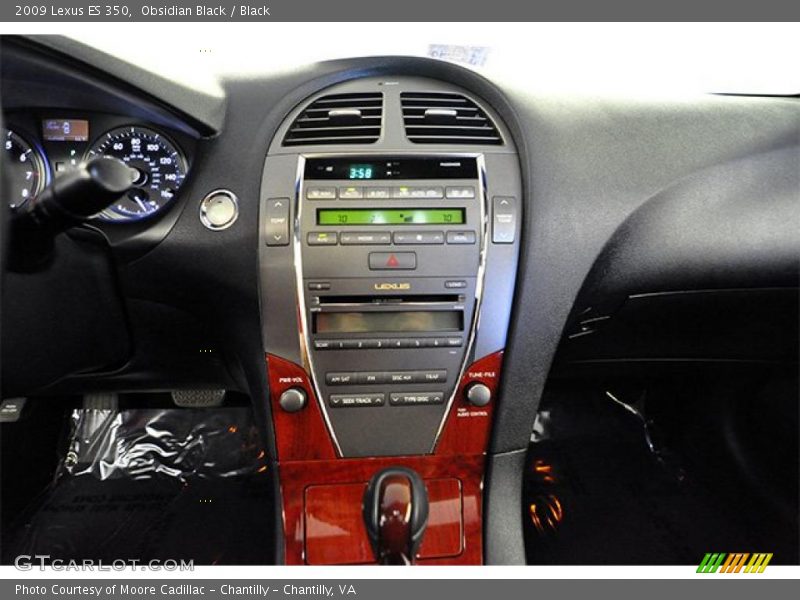 Obsidian Black / Black 2009 Lexus ES 350
