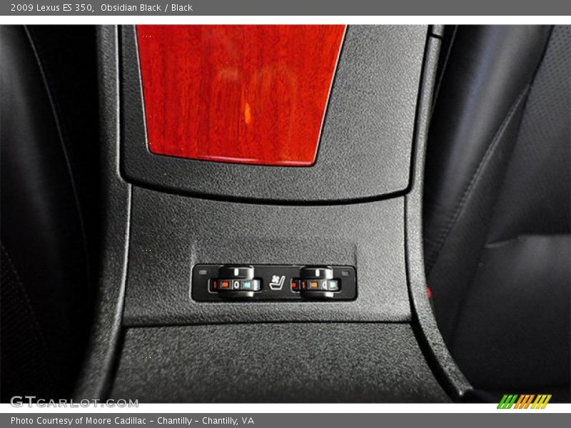 Obsidian Black / Black 2009 Lexus ES 350
