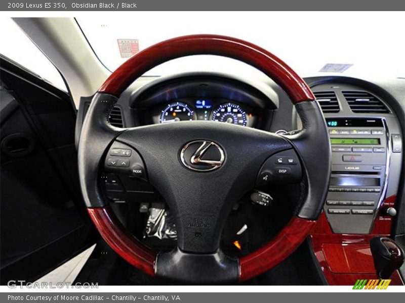 Obsidian Black / Black 2009 Lexus ES 350