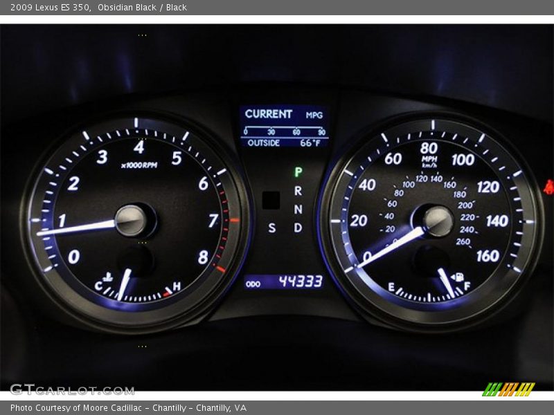 Obsidian Black / Black 2009 Lexus ES 350