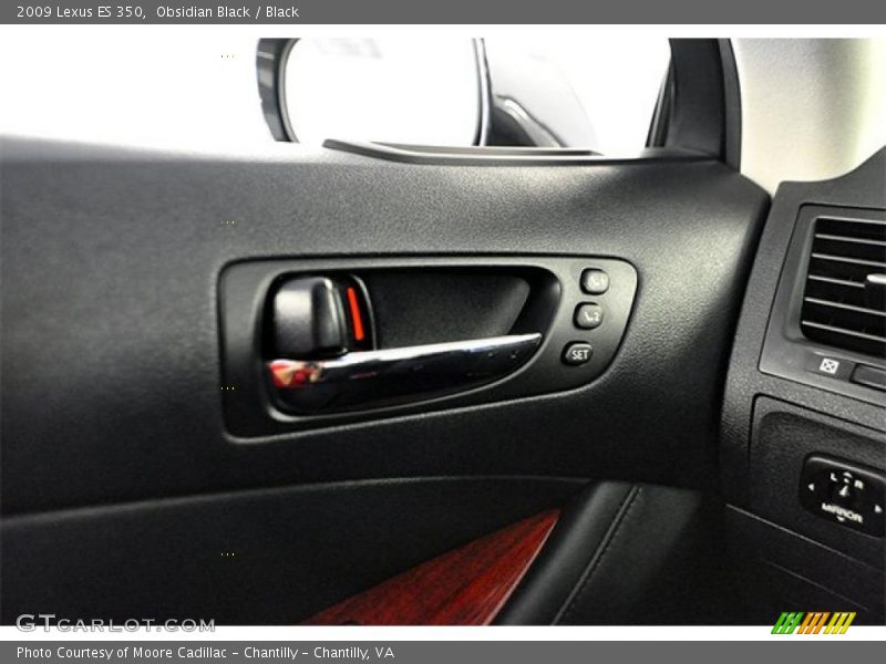 Obsidian Black / Black 2009 Lexus ES 350