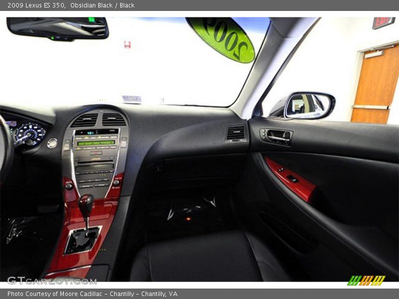 Obsidian Black / Black 2009 Lexus ES 350