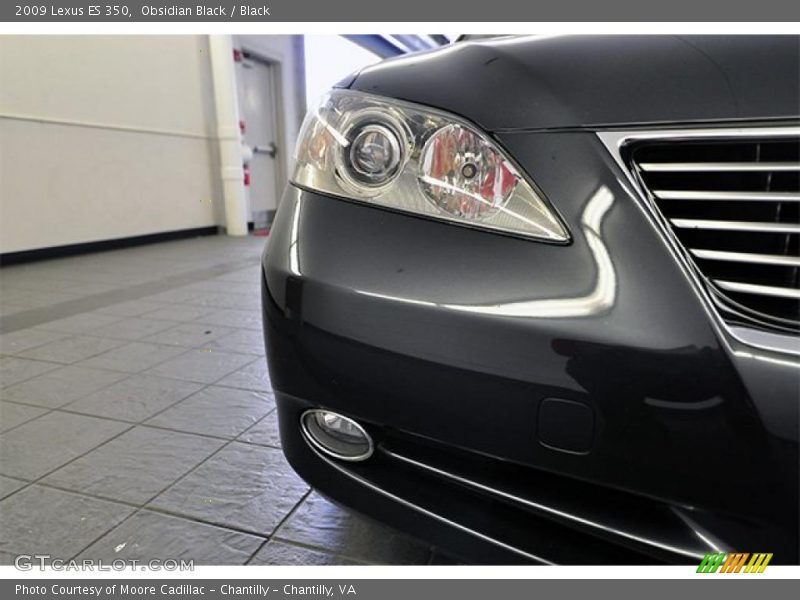 Obsidian Black / Black 2009 Lexus ES 350