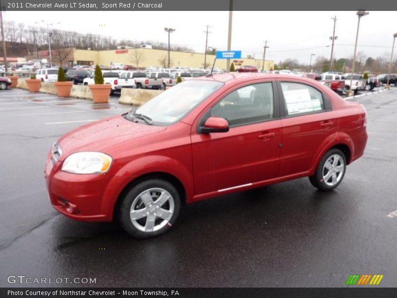 Front 3/4 View of 2011 Aveo LT Sedan