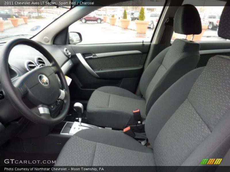  2011 Aveo LT Sedan Charcoal Interior