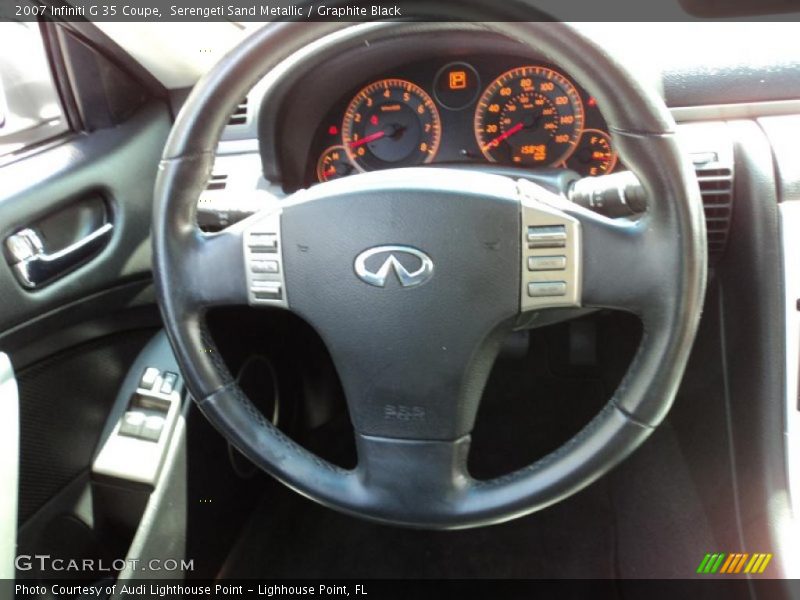 Serengeti Sand Metallic / Graphite Black 2007 Infiniti G 35 Coupe