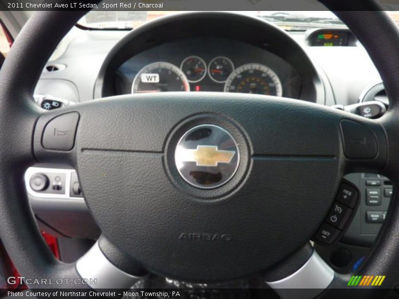 Sport Red / Charcoal 2011 Chevrolet Aveo LT Sedan